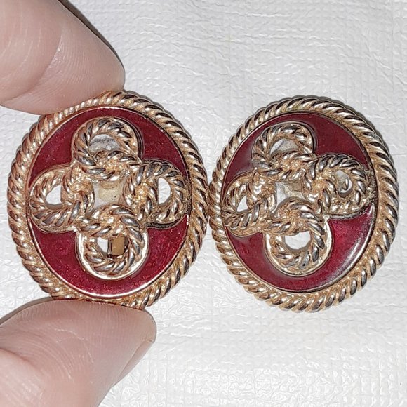 3 for $10 ~ Trifari Bold Statement Earrings